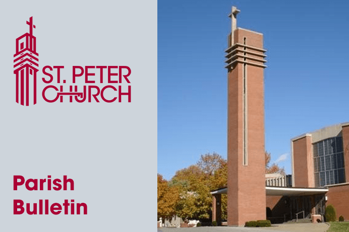 St. Peter Church - Weekly Bulletin - 12/27/20 - St. Peter Church