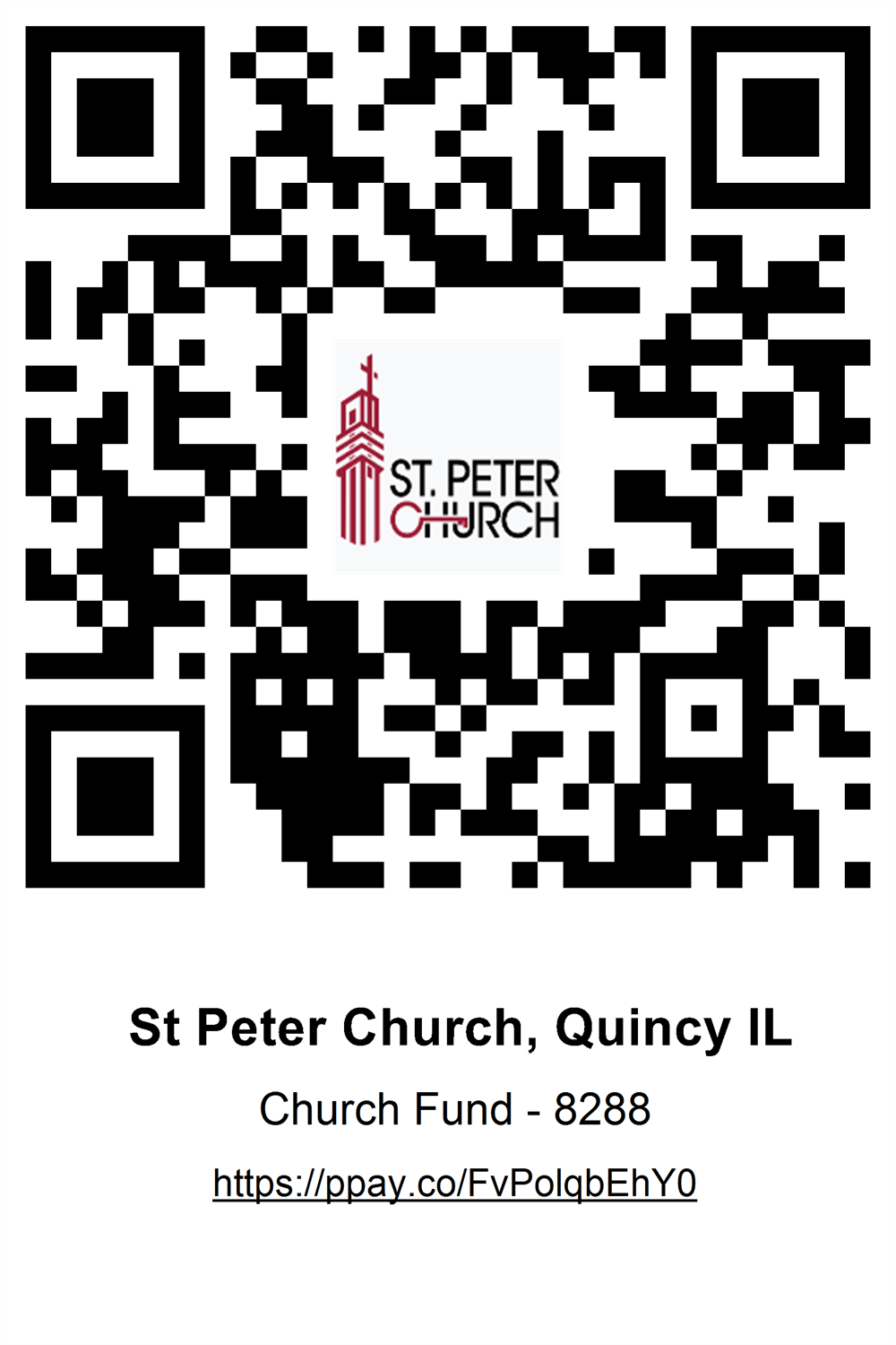 Online Contributions - St. Peter Church